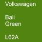 Preview: Volkswagen, Bali Green, L62A.